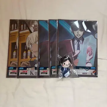 명탐정 코난 세가 럭키 쿠지 K상 모로후시 타카아키 클리어 파일 세트