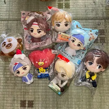 TinyTAN 봉제 인형 Jin V 세트