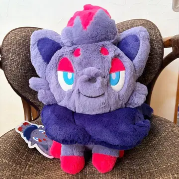 [택 포함] 조로아 복슬복슬 안고 자는 봉제 인형 포켓몬 센터 한정판