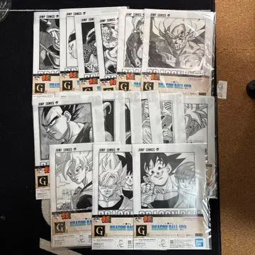 제일복권 드래곤볼 40th G상 클리어 파일 15종 세트