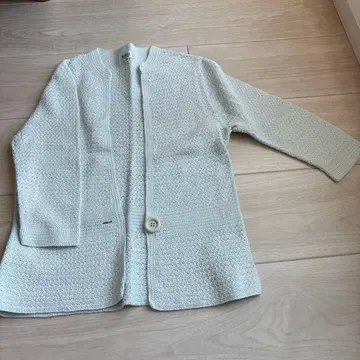 자유구 니트 가디건 사이즈 40 라이트 블루