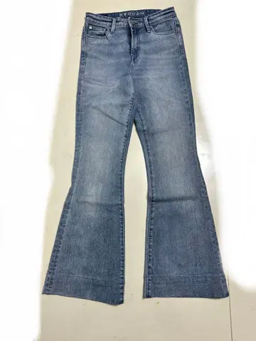 DENHAM JANE 플레어 청바지 라이트 블루