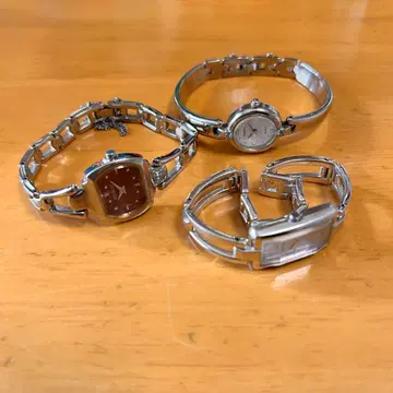 여성용 아날로그 쿼츠 손목시계 3세트