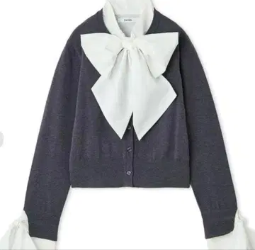 스나이델 보타이 도킹 니트 풀오버