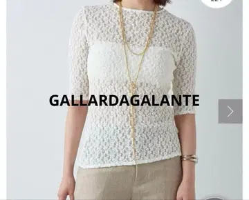 La nature linge 레이스 하프 슬리브 티셔츠