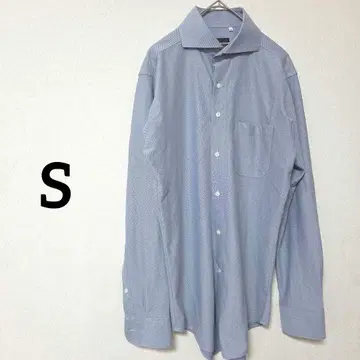 정장 셀렉트 긴팔 와이셔츠 형태 안정 비즈니스 블루 S 사이즈