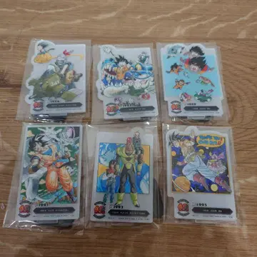 드래곤볼 40주년 제일복권 그 두 번째 아크릴 스탠드 6개 세트