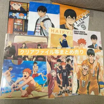 하이큐 클리어 파일 등 묶음 판매 히나타 쇼요 카게야마 토비오