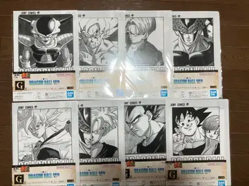 제일복권 드래곤볼 40주년 클리어 파일 G상 8종 세트