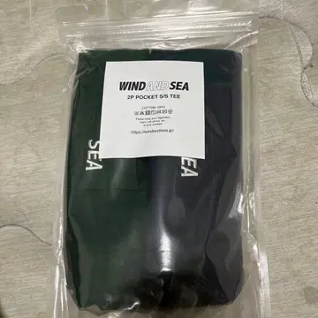 WIND AND SEA POCKET S/S TEE NAVY_GREEN