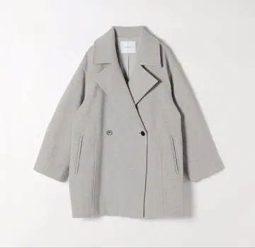 SHIPS any 울 테일러드 코쿤 숏코트