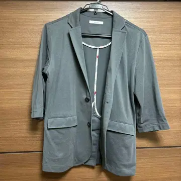 MENZ-STYLE 썸머 자켓 7부 소매 그레이