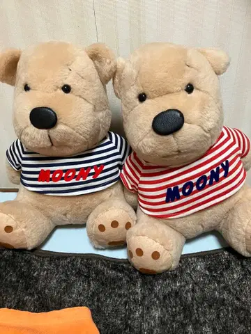 MOONY 봉제 인형 2체 세트