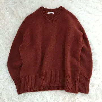 갤러리 비 파인 울 크루넥 풀오버 니트