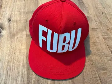 FUBU 빨간색 캡 미국제 UBK