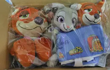 주토피아2 페어 봉제 인형 티슈 케이스