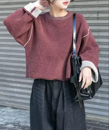 [ 미사용 ] 더블 페이스 몰 니트