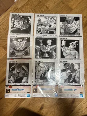 최신 복권!! 드래곤볼 제일복권 G상 9장 세트