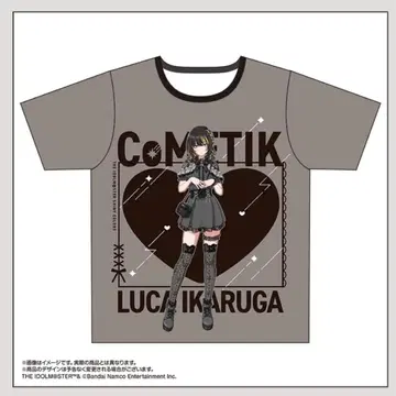 아이돌 마스터 샤이니 컬러즈 풀 그래픽 T셔츠 이카루가 루카