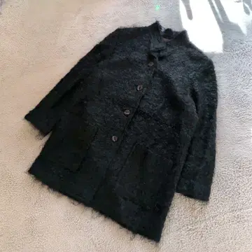 [ BOUTIQUE PIAGE ] 모헤어 코트 아우터 (11호) 블랙