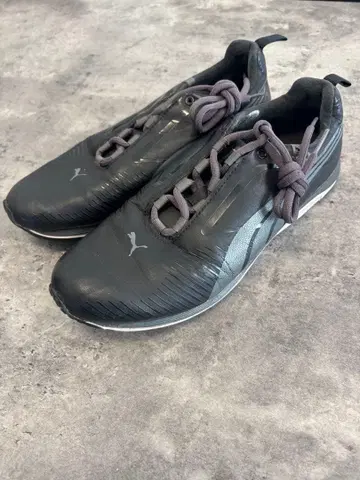 초경량 PUMA 푸마 FaasLite 골프화 블랙 25cm