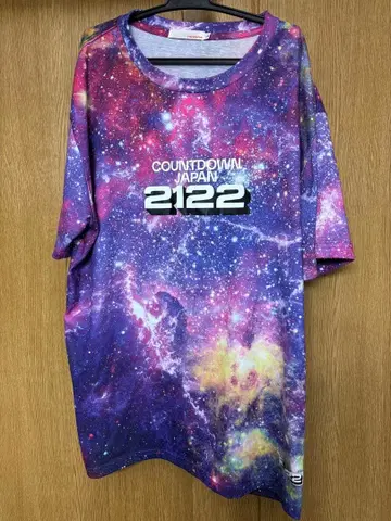 카운트다운 재팬 2122 티셔츠 L 사이즈