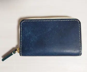 코발트 레더 웍스 스몰 지퍼 월렛 Link 커스텀 컬러