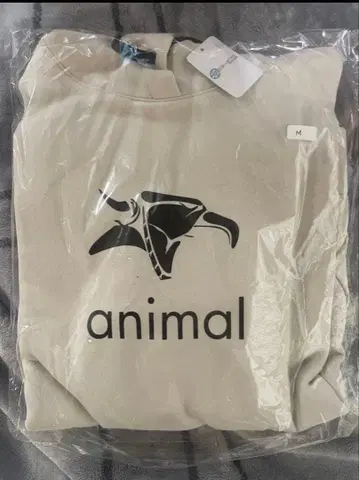 animal 로고 후드티 M 사이즈 베이지