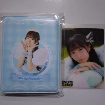 마나카 마나 FRUITSZIPPER 폴라로이드 파일 클리어 카드