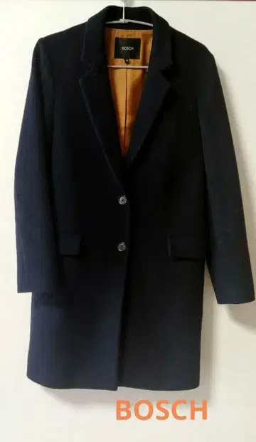 BOSCH 네이비 체스터 코트 38 사이즈