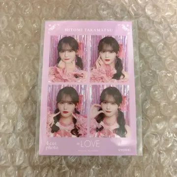 =LOVE 이코라브 타카마츠 히토미 4컷 사진 vol.1