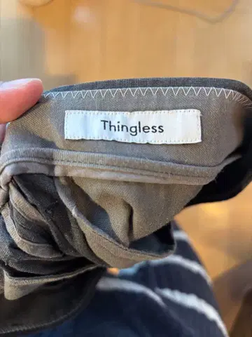 Thingless 그레이 슬랙스
