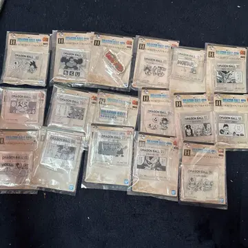 드래곤볼 40주년 제일복권 H상 로고 블록 세미 컴프 세트