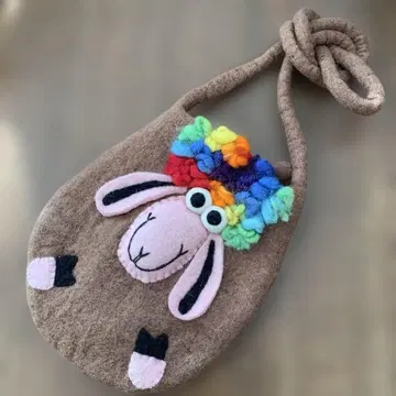 펠트 숄더백 미사용