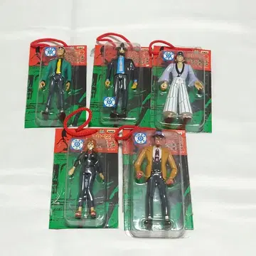 루팡 3세 액션 포즈 피규어 5체 세트