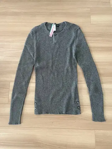 돌체&가바나 그레이 리브 스웨터 긴팔 사이즈 48 캐시미어