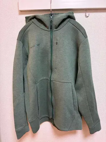 MAMMUT 그린 풀 집업 후드티 사이즈 L