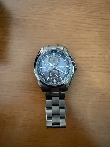 시티즌 아테사 에코 드라이브 전파 솔라 네이비 데이트 티타늄