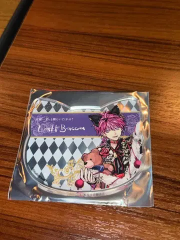 악마 집사와 검은 고양이 라토 고양이형 아크릴 코스터 난자