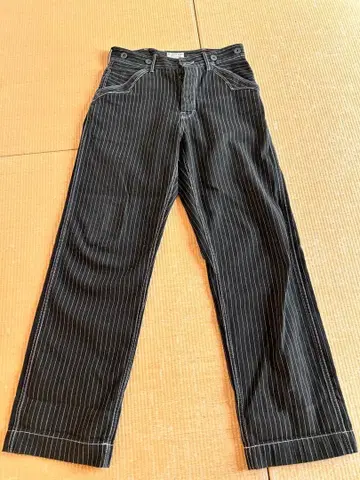 SCHOTT 히코리 데님 블랙 30 아메카지 빈티지