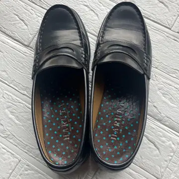 HARUTA 블랙 로퍼 여성용