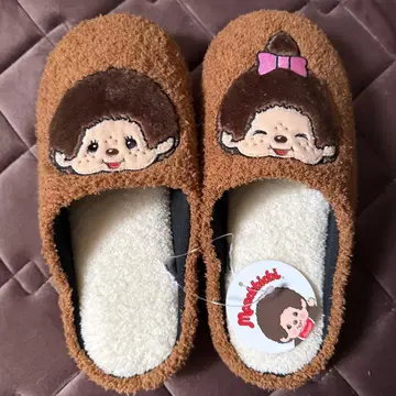 [ 미사용 새상품 ] 몽치치 룸슈즈 슬리퍼