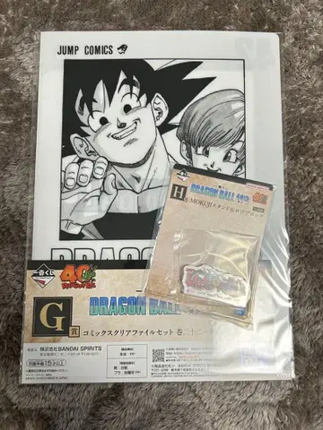 제일복권 드래곤볼 H상 G상 로고 블록 클리어 파일 42권