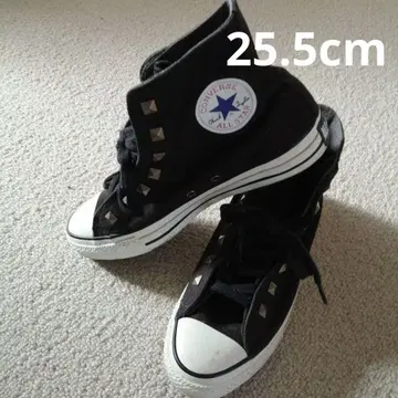 CONVERSE 블랙 하이컷 스니커즈