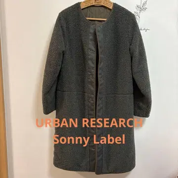 어반 리서치 서니 라벨 퀼팅 리버서블 보아 코트