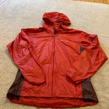 mont-bell 후드 부착 마운틴 후드티 L 빨간색