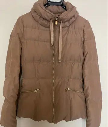 ZARA 브라운 숏 다운 자켓