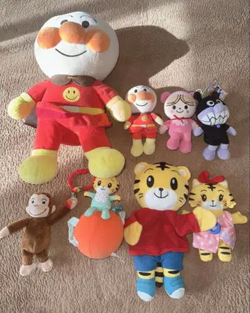 호빵맨 호비(시마지로) 봉제 인형 세트