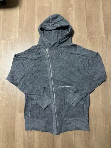 CABANE de zucca 풀 지퍼 후디 그레이