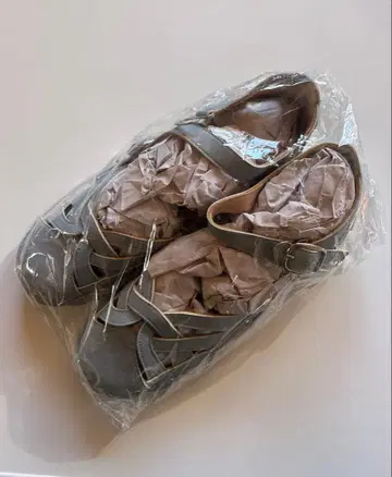 미사용 스카이블루 샌들